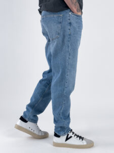 IMPERIAL Jeans liscio cropped P860111001 Azzurro (2)
