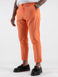 IMPERIAL Pantalone chinos da abito PWB0JEJ Arancio (2)