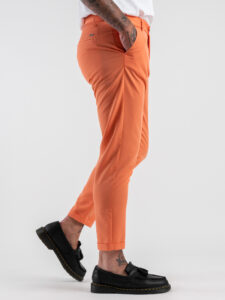 IMPERIAL Pantalone chinos da abito PWB0JEJ Arancio (5)