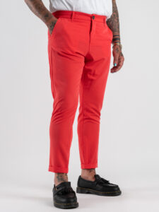 IMPERIAL Pantalone chinos da abito PWB0JRD Corallo (3)