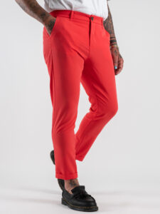 IMPERIAL Pantalone chinos da abito PWB0JRD Corallo (4)