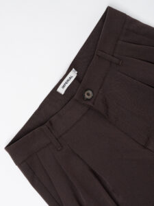 IMPERIAL Pantalone da abito baggy PD3MJBQ Moro (3)
