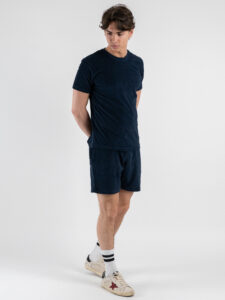 IMPURE t-shirt in spugna JOSHUA TOWC01 Blu (2)