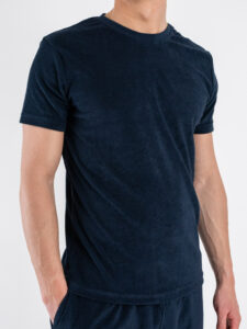 IMPURE t-shirt in spugna JOSHUA TOWC01 Blu (3)