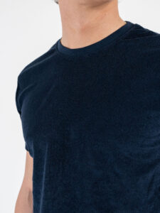 IMPURE t-shirt in spugna JOSHUA TOWC01 Blu (5)
