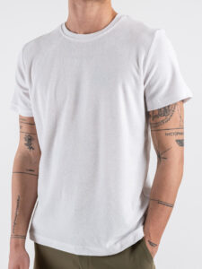 IMPURE t-shirt in spugna JOSHUA TOWC24 Bianco (4)