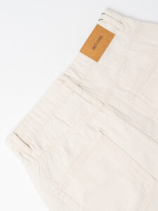 ONLY&SONS Bermuda in jeans baggy CARL 22034145 Ecru (2)