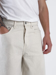ONLY&SONS Bermuda in jeans baggy CARL 22034145 Ecru (2)