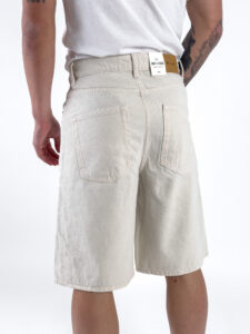 ONLY&SONS Bermuda in jeans baggy CARL 22034145 Ecru (3)