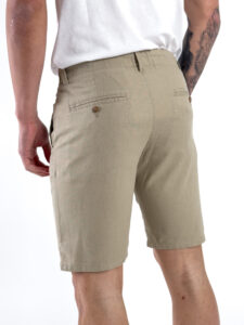 ONLY&SONS Bermuda in misto lino con pences e coulisse LEO 22029244 Chinchilla (1)