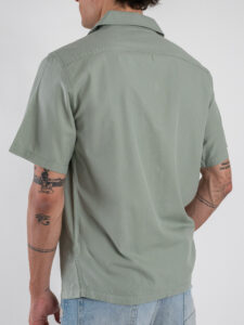 ONLY&SONS Camicia a mezza manica in cotone DILEM 22033778 Iceberg Green (1)