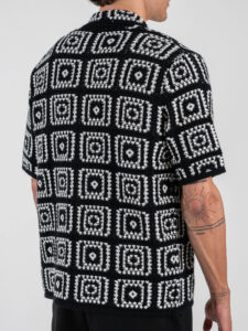 ONLY&SONS Camicia crochet a mezza manica BART 22033329 Black (1)