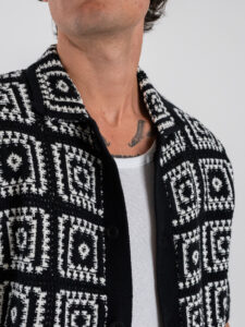 ONLY&SONS Camicia crochet a mezza manica BART 22033329 Black (4)