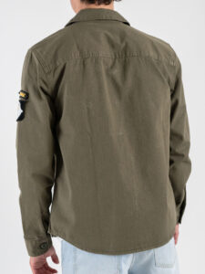 ONLY&SONS Camicia sportiva con patch militari ALBERTO 22034991 Dusty Olive (2)