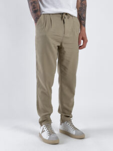 ONLY&SONS Pantalone crop in misto lino con coulisse in vita LEO 22025785 Chinchilla (1)