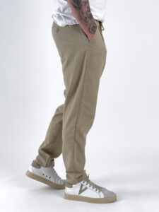 ONLY&SONS Pantalone crop in misto lino con coulisse in vita LEO 22025785 Chinchilla (2)