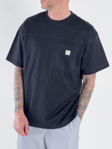 ONLY&SONS T-shirt basica over con taschino 22034766 KING Black (3)