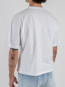 ONLY&SONS T-shirt basica over in cotone FRED CROP 22035811 Bright White (3)