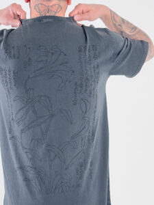 ONLY&SONS T-shirt over con stampa sul retro 22034347 ARTSY Jet BlackLily Jet (2)