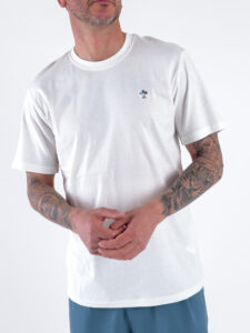 ONLY&SONS T-shirt regular con piccola stampa ricamata flower KEVIN 22034326 Cloud Dancer (1)