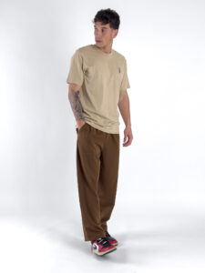 ONLY&SONS T-shirt regular con piccola stampa ricamata flower KEVIN 22034326 Irish Cream (2)