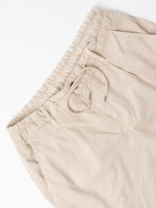 BERNA Bermuda con coulisse in misto lino 251144 Beige (2)