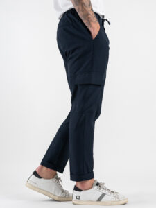 BLACKSUNDAY Abito con Giacca scollo a V + Pantalone tasconato SANTA FE Blu (1)