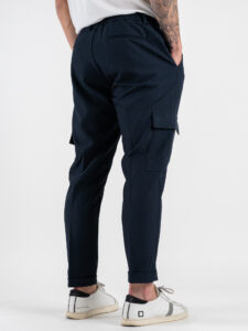 BLACKSUNDAY Abito con Giacca scollo a V + Pantalone tasconato SANTA FE Blu (2)