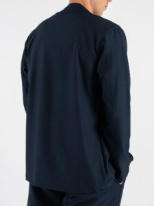 BLACKSUNDAY Abito con Giacca scollo a V + Pantalone tasconato SANTA FE Blu (8)