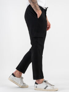 BLACKSUNDAY Abito con Giacca scollo a V + Pantalone tasconato SANTA FE Nero (5)