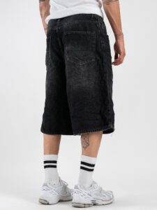 Bermuda baggy in jeans JD7975G Nero (5)