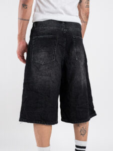 Bermuda baggy in jeans JD7975G Nero (7)