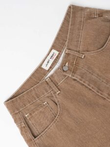 Bermuda baggy in jeans PLAK Sabbia (4)