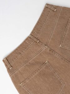 Bermuda baggy in jeans PLAK Sabbia (5)