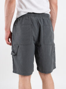 Bermuda con coulisse e tasconi laterali K8E25 Dark Grey (1)