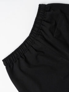 Coordinato con camicia MM + Bermuda con coulisse 7714 Nero (1)