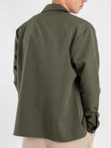 ESTASI Camicia manica lunga regular con colletto SANE’YAMAL Verde (3)