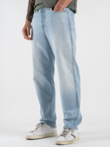 ESTASI Jeans liscio con gamba dritta ARTETA Azzurro Chiarissimo (3)