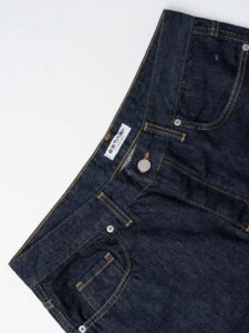ESTASI Jeans liscio con gamba dritta ARTETA Blu scuro (2)