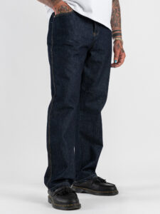 ESTASI Jeans liscio con gamba dritta ARTETA Blu scuro (7)