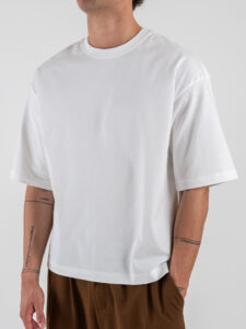 ESTASI T-shirt croppata LUNA Bianco (2)