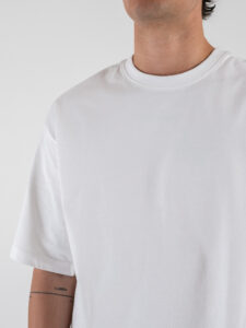 ESTASI T-shirt croppata LUNA Bianco (3)
