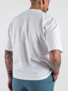 ESTASI T-shirt croppata LUNA Bianco (6)