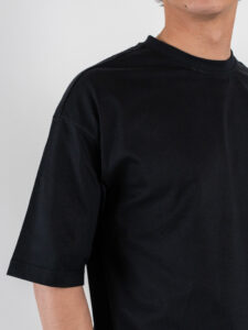 ESTASI T-shirt croppata LUNA Nero (4)