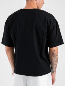 ESTASI T-shirt croppata LUNA Nero (6)