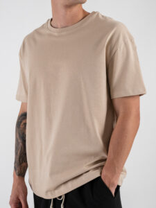 ESTASI T-shirt over in cotone SOLE Avorio (4)