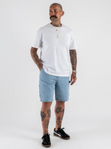 ESTASI T-shirt over in cotone SOLE Bianco (2)