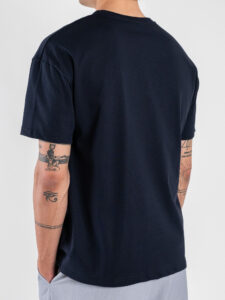 ESTASI T-shirt over in cotone SOLE Blu (1)