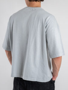 ESTASI T-shirt regular box fit TERRA Mercury (3)