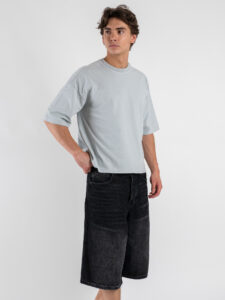 ESTASI T-shirt regular box fit TERRA Mercury (4)